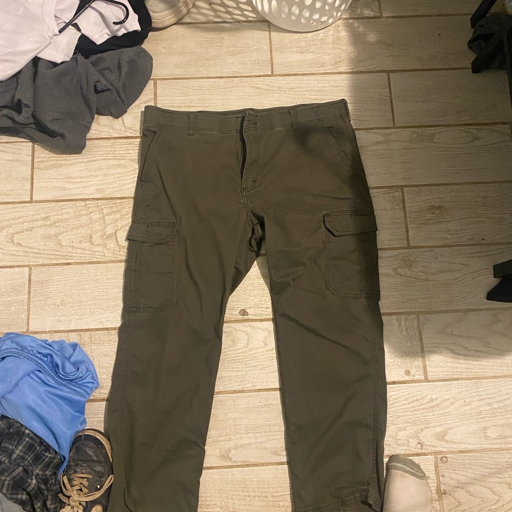 Men's Olive Cargo Pants